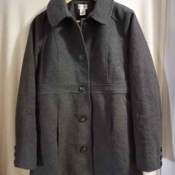 Charcoal Motherhood Maternity Winter Coat Small - Picture 1 of 4